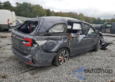 2022 Honda Odyssey Touring from USA, damaged, VIN 5FNRL6H86NB043830